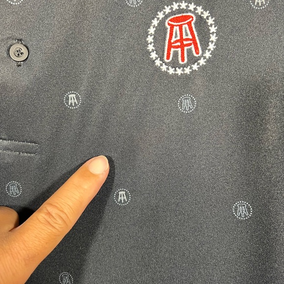 UNRL Barstool Sports Performance Golf Polo Shirt All Over Print Mens Size XL - Picture 11 of 16
